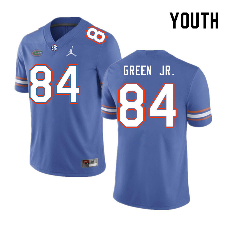Youth #84 Brian Green Jr. Florida Gators College Football Jerseys Stitched Sale-Royal